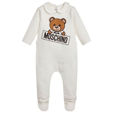 Moschino Baby Unisex Babygrow T Set Childrensalon Baby Boy