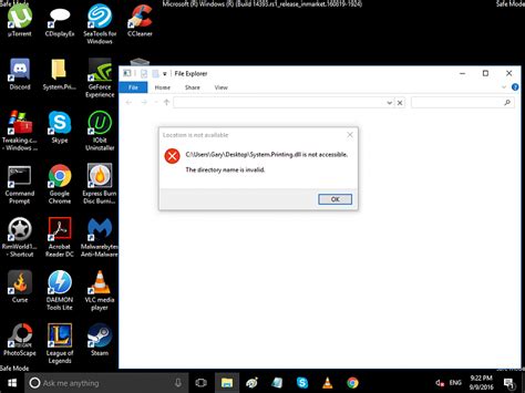 Cannot Delete Empty Folder Directory Name Is Invalid Windows 10 Forums