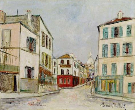Utrillo Maurice Paris 1883 1955 Dax La Rue Narvins à Mo