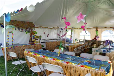 Hawaiian printed shirts, board shorts, a luau party. 50 & Fabulous: 50th Birthday Luau