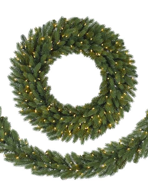 Castle Peak Pine Artificial Christmas Wreath Balsam Hill Artificial