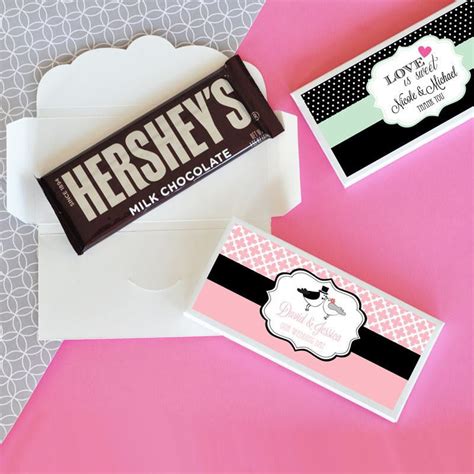 Personalized Chocolate Bar Wrappers For Wedding