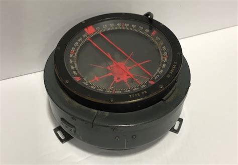 Aircraft Grid Steering Compass Type P8 Saskatchewan Aviation Museum