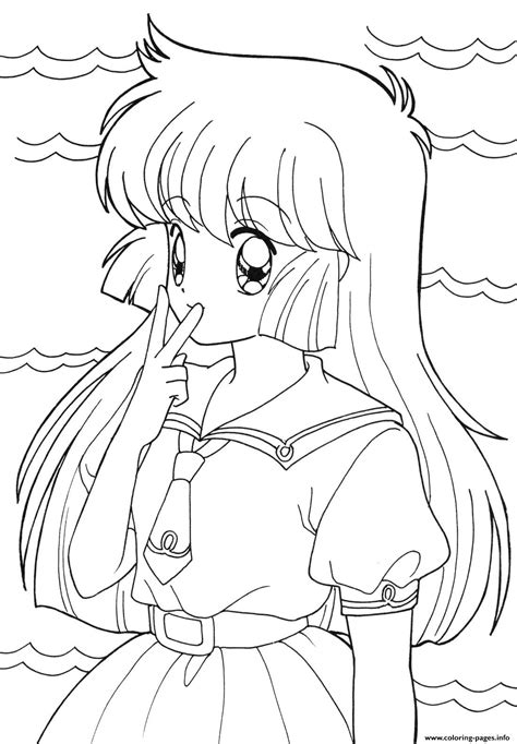 Print Kids Anami Girls Coloring Pages Coloring Pages Anime Disney