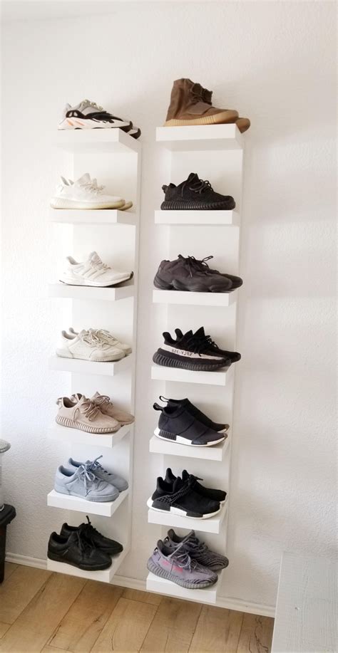 Finally Got Some Lack Shelves Sneakerhead Room Wall Shoe Storage
