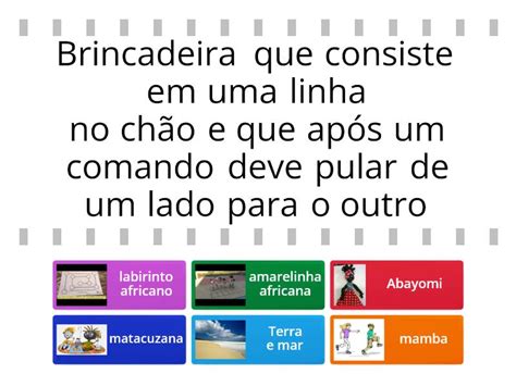 Brincadeiras De Origem Africana Busca La Coincidencia