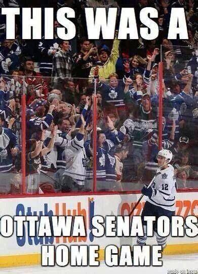 Make your own images with our meme generator or animated gif maker. #SeaofBlue | Toronto maple leafs hockey, Ottawa senators, Hockey memes