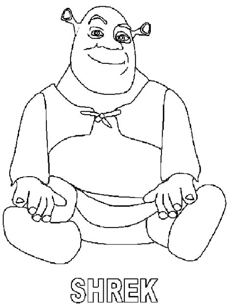 Shrek Coloring Pages Coloring Pages To Print