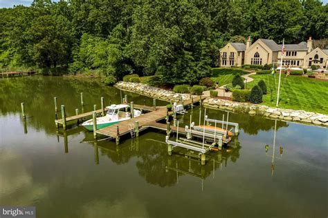 Private Waterfront Estate Maryland Luxury Homes Mansions For Sale