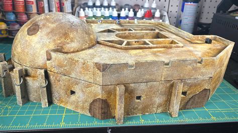Check Out This Star Wars Legion Fans Scale Model Of Mos Eisley Cantina
