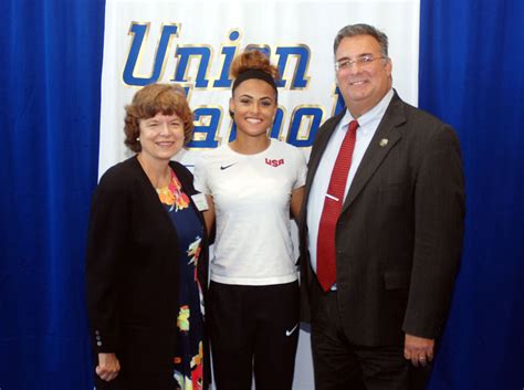 13.34 (100m hurdles), 53.78, 55.63 age 15 (2015): Union Catholic High School Celebrates Olympian Sydney ...