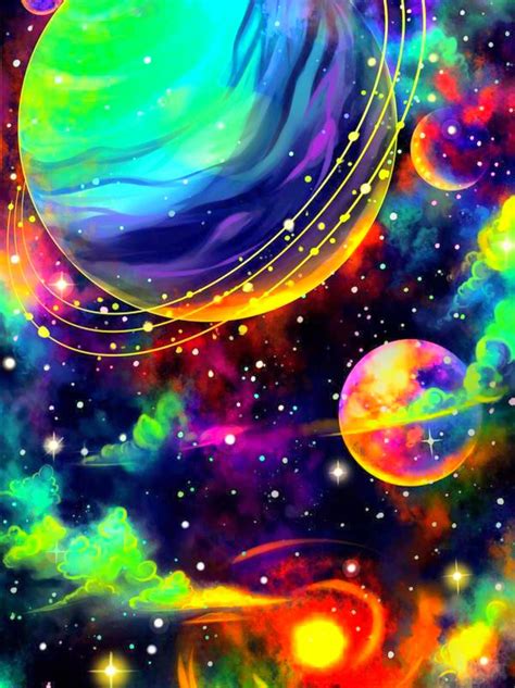 Make Believe Space Art Wallpaper Space Galaxy Wallpaper
