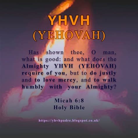 Yhvh Yehovah Padre How Shall I Bow Myself Before The Highest