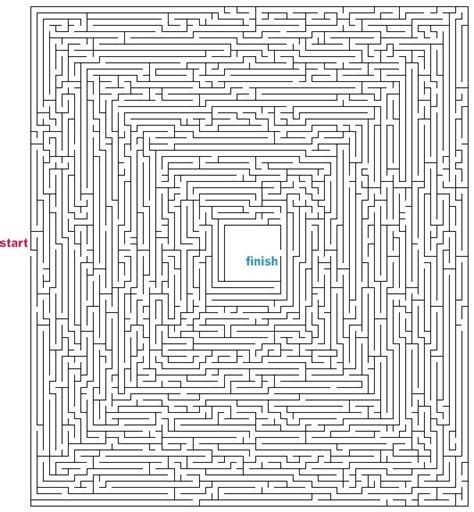 Simple Super Hard Mazes Printable 6 Step Sequencing Pictures