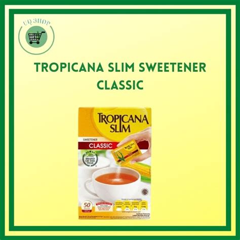 Jual Tropicana Slim Sweetener Classic Gula Rendah Kalori 25 Sachet 50