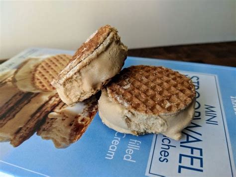 Trader Joes Is Selling Mini Stroopwafel Ice Cream Sandwiches