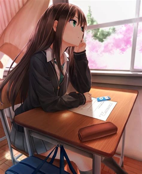 School Anime Girls Wallpapers Wallpaper Cave