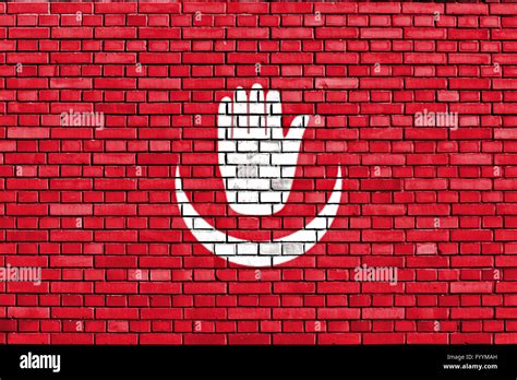 Former Flag Of Anjouan Painted On Brick Wall Stock Photo Alamy