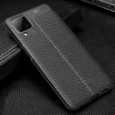 Luxury Auto Focus Litchi Texture Silicone Tpu Back Cover For Samsung