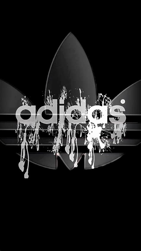Adidas Black Logos White Hd Phone Wallpaper Peakpx