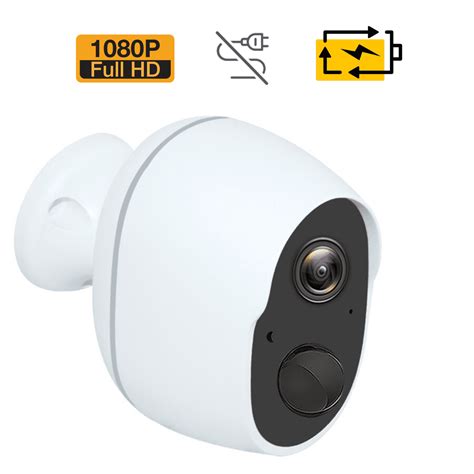 1080p Wireless Security Camera Indoor Outdoor Rechargeable Battery