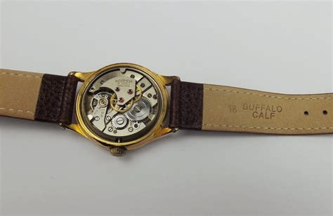Gents Gold Plated Roamer MST 372 Manual Wrist Watch c1950s 