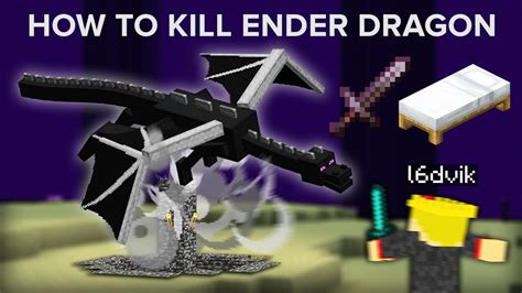 best ways to defeat and kill the ender dragon in minecraft youtube