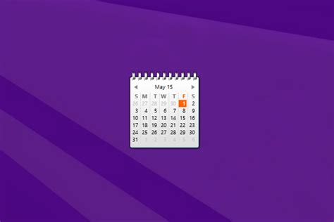Zerog Calendar Windows 10 Gadget Win10gadgets