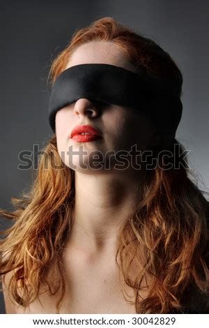 Blindfolded Woman Stock Photo Shutterstock