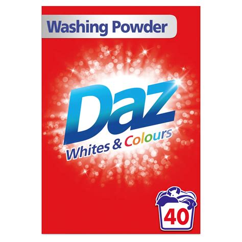 Lighter colors wash well together, as there is little to no pigment in the clothing. Daz Washing Powder for Whites and Colours 40 Washes 2.6kg ...