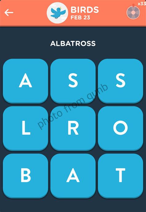 Wordbrain 2 Daily Puzzle February 23 2022 Answers