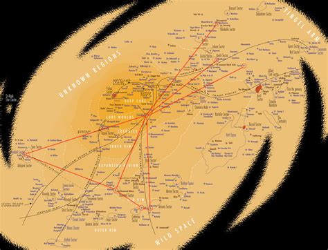 Map Of The Star Wars Universe Myconfinedspace