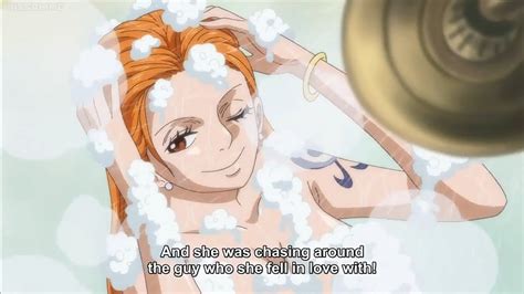 nami and carrot take a bath one piece youtube