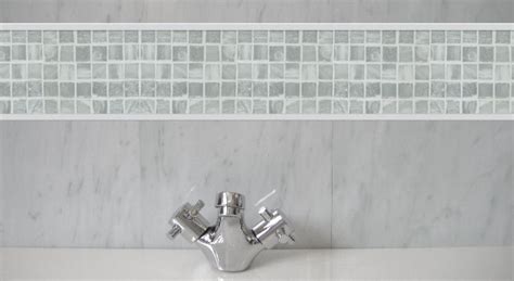 Mosaic Wall Tile Borders The Bathroom Marquee