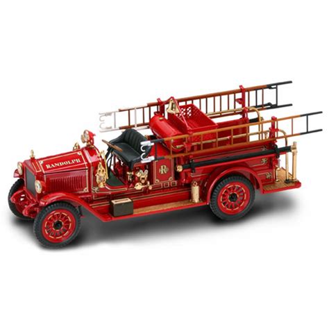 1923 Maxim C 2 Fire Truck Red Yatming 20119 124 Scale Diecast