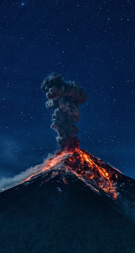 Guatemala Volcano The Iphone Wallpapers