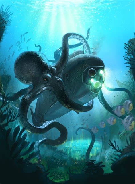 Ytic Supotco Underwater Art Kraken Sea Monsters