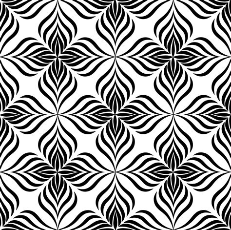 Abstract seamless pattern Floral oriental geometric line ornament ...