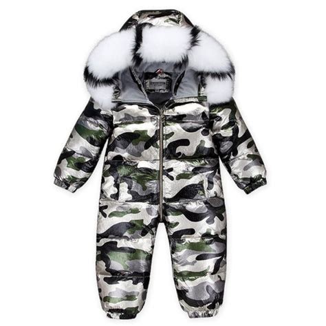 Mof Kids Baby Snowsuit Infant Toddler Boy Girl Winter Jumpsuit