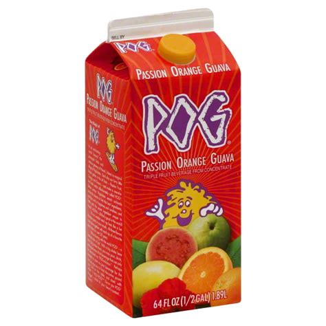 Pog Passion Orange Guava Juice Half Gallon