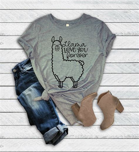 Llama Love You Forever Camiseta Unisex Mujer Y Hombre Etsy Espa A