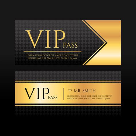 Vip Ticket Printable