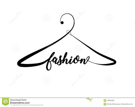 Creative Fashion Logo Design Stock Illustration