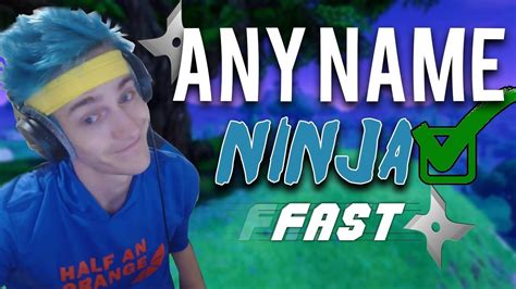 If you find an issue, comment on the cell or contact me on social media. HOW TO GET ANY NAME ON FORTNITE EASY... (Ninja, MYTH, FAZE ...