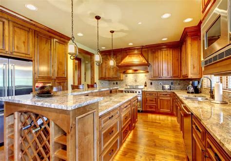 Best Granite Colors That Go With Honey Oak Cabinets