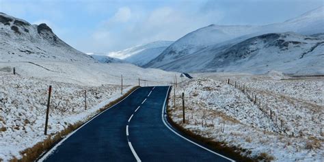 Scotland Winter Roadtrip Discovering Scotlands Snow Roads Route Over