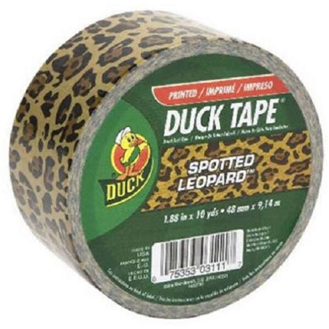 Duck 1407671 Leopard Print Duct Tape 188 X 10 Yd Overstock 27610879