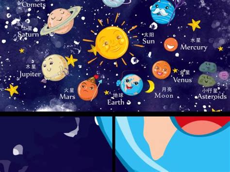 Изучаем китайский язык с нуля! 八大行星怎么画（手绘，卡通）_百度知道