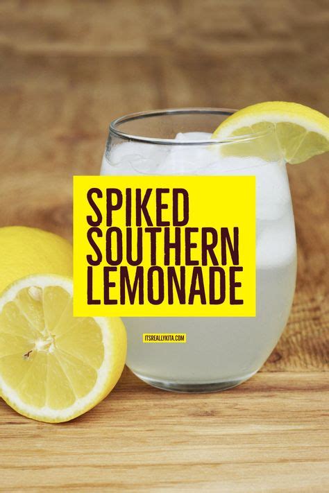 Spiked Southern Lemonade With Images Spiked Lemonade Recipe Easy