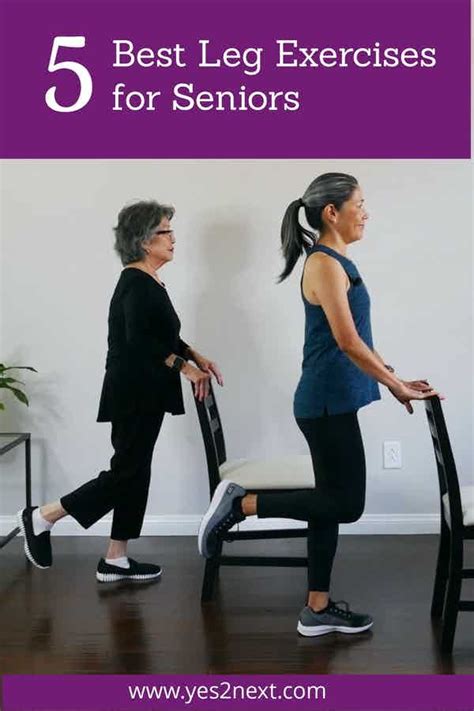 5 Best Leg Exercises For Seniors Senior Fitness Leg Workout Fitness Workout